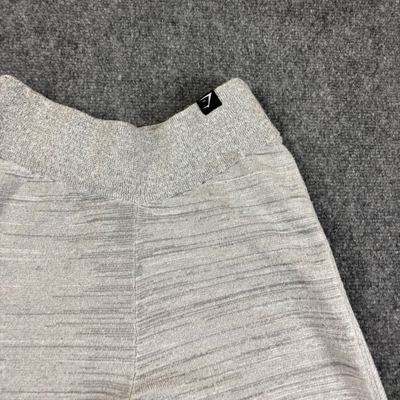 GYMSHARK Women’s Light Grey Time Out Knit Athletic Leggings Joggers size Small - Picture 3 of 8